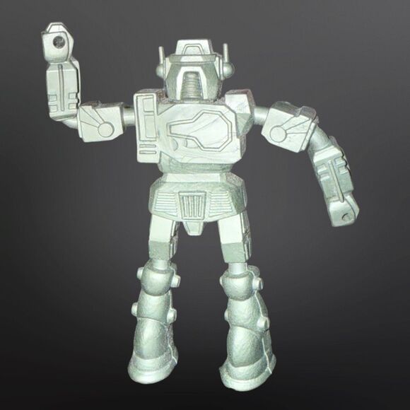 Vintage 1985 Mighty Bend-A-Bots “Zabo” Bendable Robot 4” B10 - Picture 4 of 6